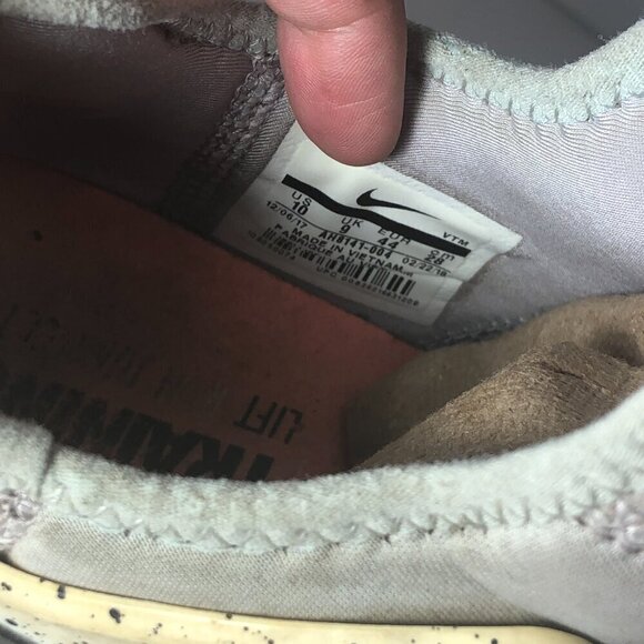 NIKE Free Sneakers Men's Size US 10 Gray Athletic Running Shoes AH8141-004 - Picture 7 of 11